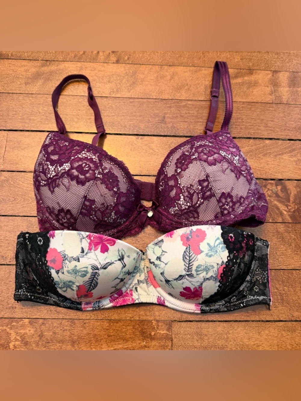 H&M 32B push up bra bundle
